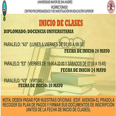 Inicio de clases