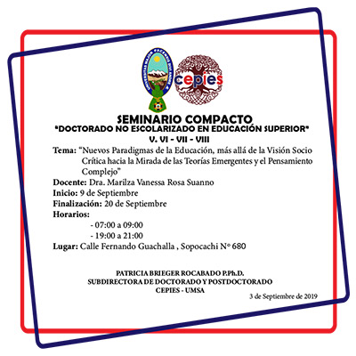 SEMINARIO COMPACTO - DOCTORADO