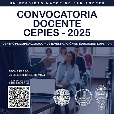 CONVOCATORIA CONCURSO DE MÉRITOS PARA DOCENTES CEPIES - 2025