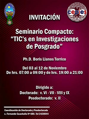 Seminario Compacto: "TIC's en Investigaciones de Posgrado"